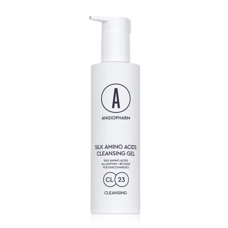 ANGIOPHARM SILK AMINO ACIDS CLEANSING GEL, 50ml/150ml/200ml/400ml