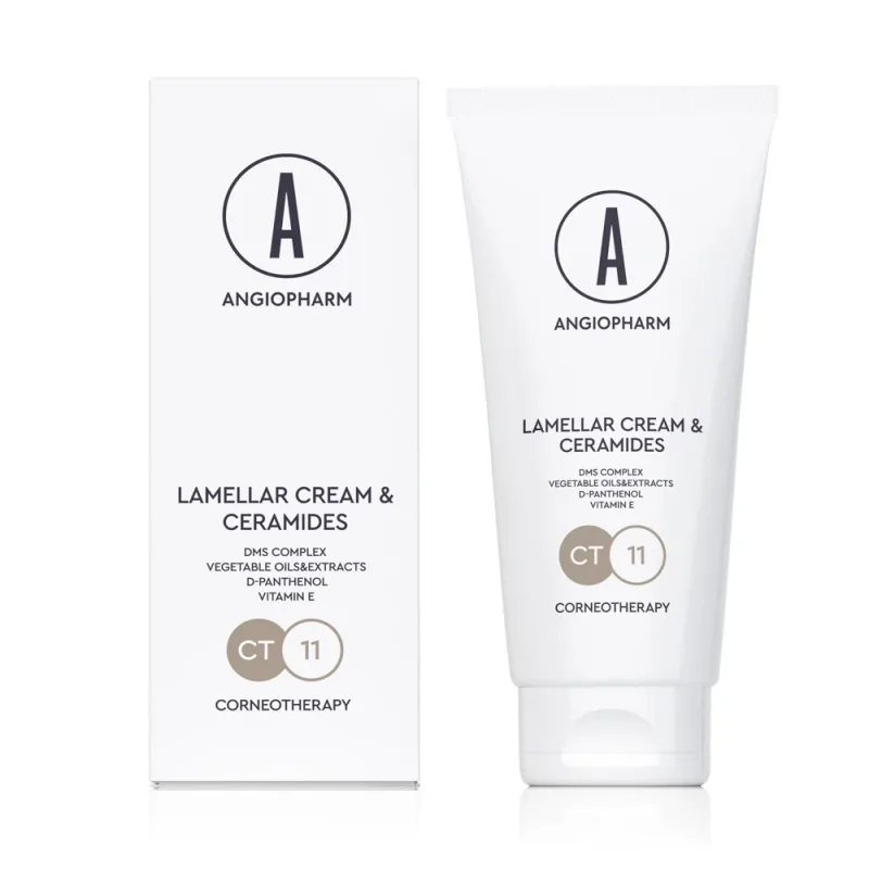 ANGIOPHARM LAMELLAR CREAM & CERAMIDES 75 ml, 200ml.