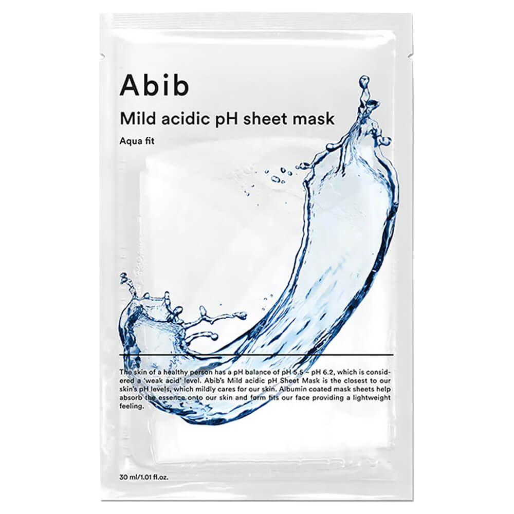Mild Acidic pH Sheet Mask Aqua Fit
