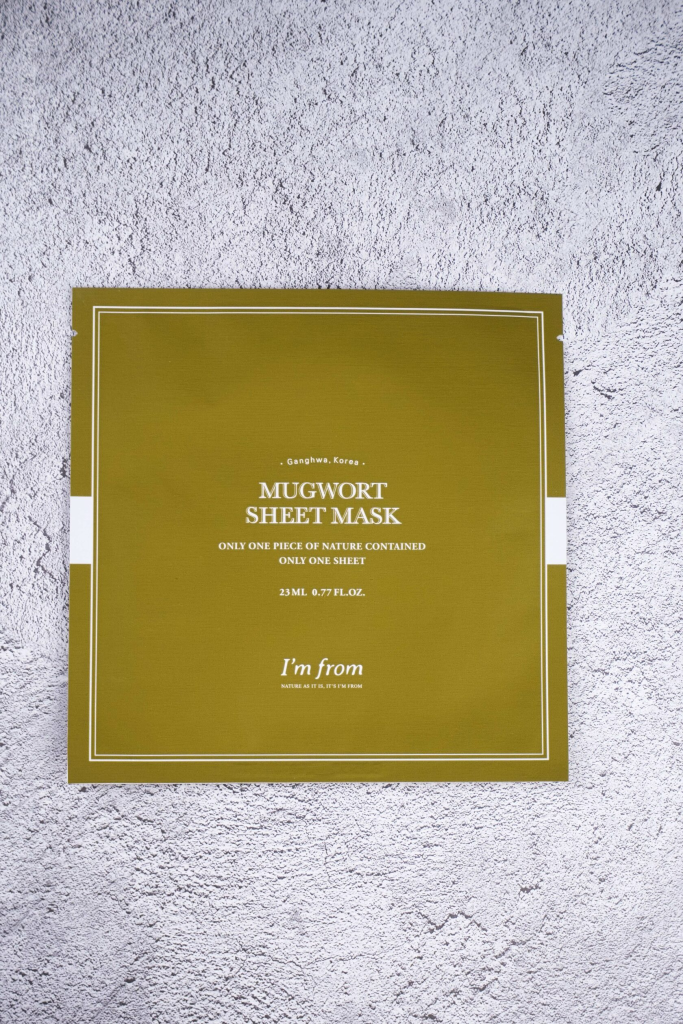 Mugwort Sheet Mask, 20 ml.