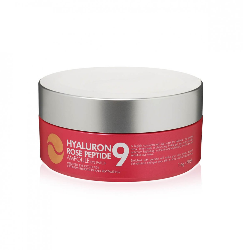 Hyaluron Rose Peptide 9 Ampoule Eye Patch, 60 pieces.