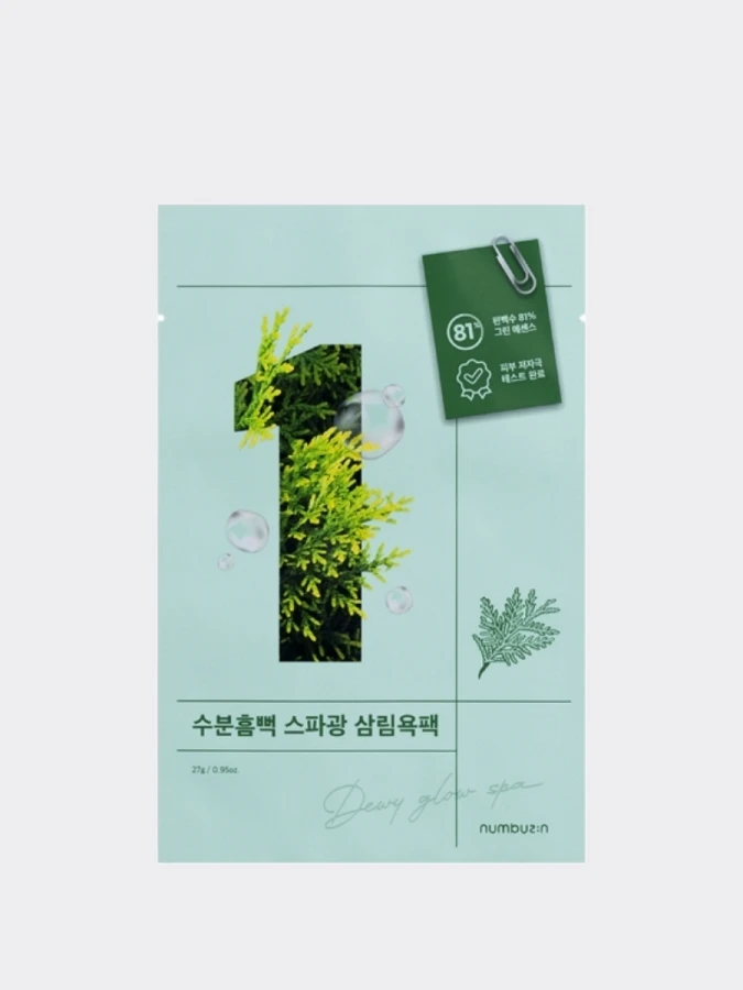 DEWY GLOW SPA SHEET MASK №1, 27g.