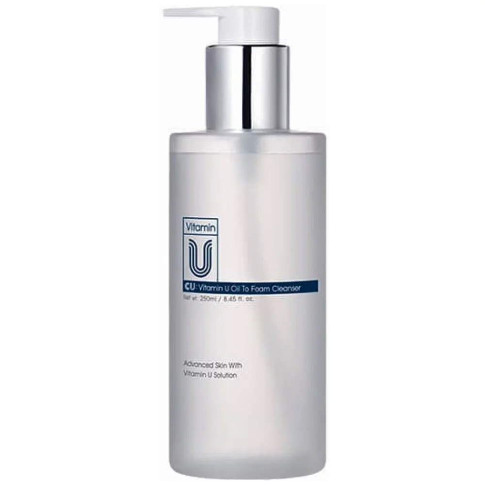 Vitamin U Oil To Foam Cleanser, 250ml.