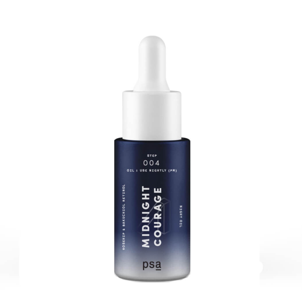 MIDNIGHT COURAGE ROSEHIP & BAKUCHIOL NIGHT OIL, 15ml.