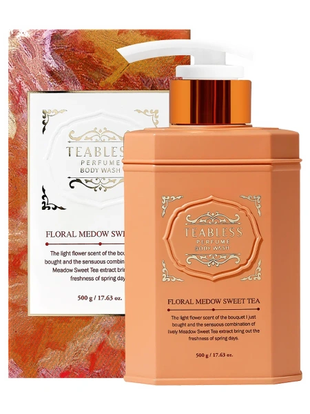 FLORAL MEDOW SWEET TEA PERFUME BODY WASH, 500g.